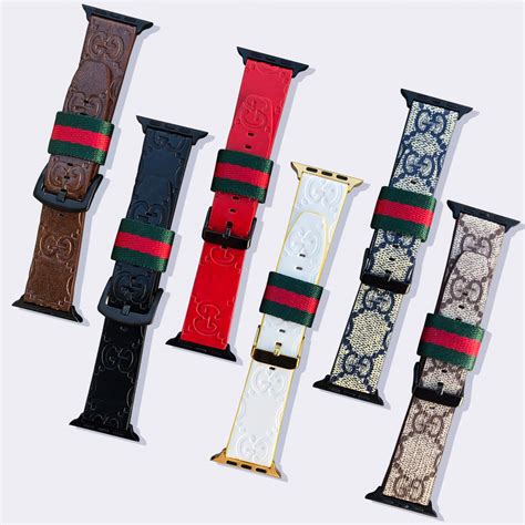 gucci watch with green and red band|authentic Gucci apple watch band.